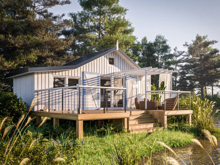 Cabanon Bleu – 24m²